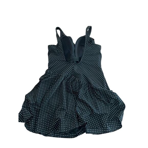 Miraclesuit Pin Point Marais Tummy Control V-Neck One Piece Swimsuit 16D - Picture 6 of 7